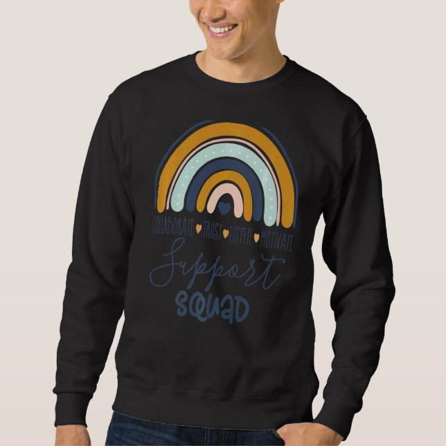 Sweatshirt Équipe des services de soutien scolaire Équipe de  (Devant)