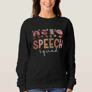 Sweatshirt Équipe d'orthophonistes Speech Squad SLP
