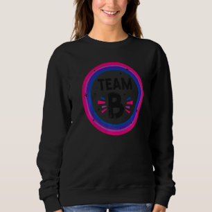 Sweatshirt Équipe Drapeau Bisexuel Bi Pride B