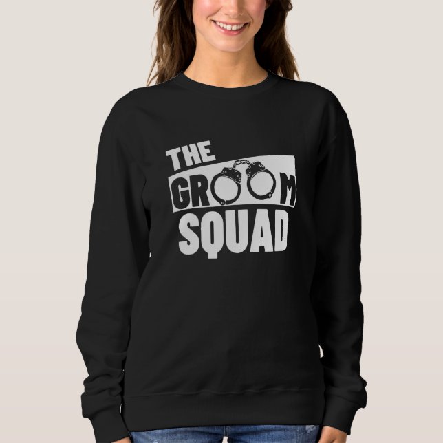 Sweatshirt Équipe du marié, garçon d'honneur, enterrement de  (Devant)