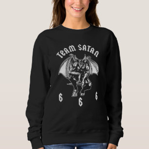 Sweatshirt Équipe en métal lourd Satan Hard Rock Emo Goth Bik