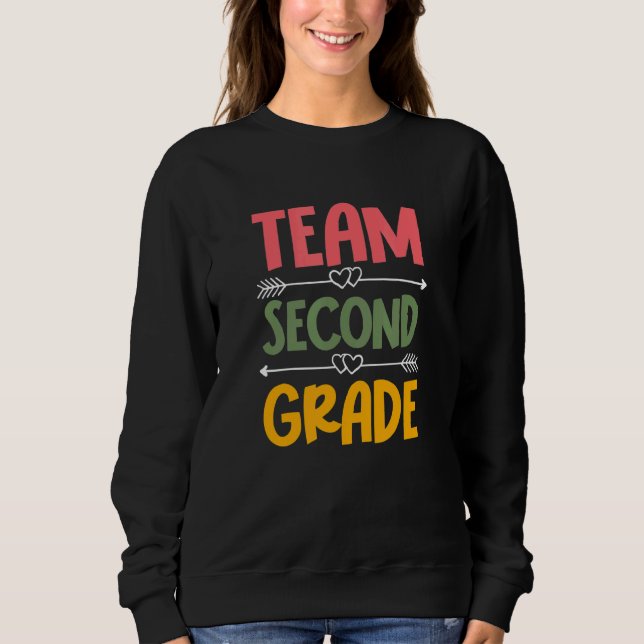 Sweatshirt Équipe Étudiante de 2e année de 2e année Retour T (Devant)