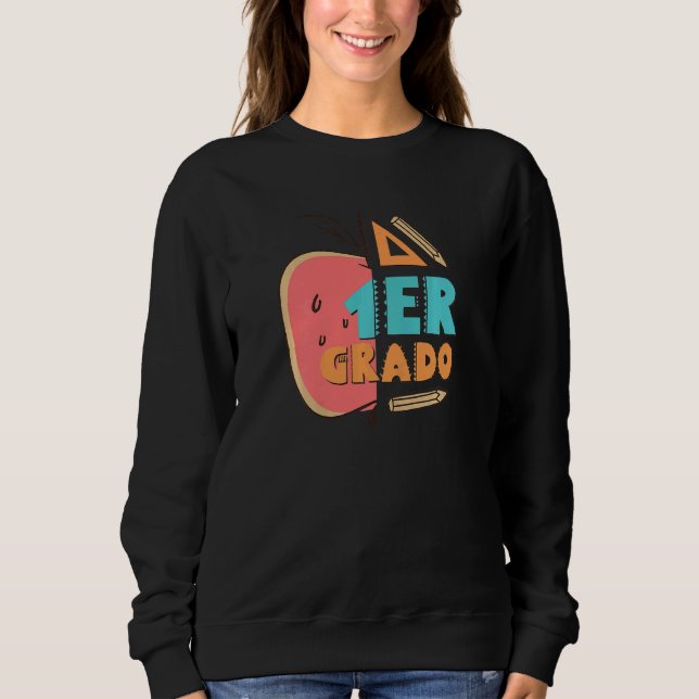 Sweatshirt Équipe féminine espagnol enseignant Primer Grado m (Devant)