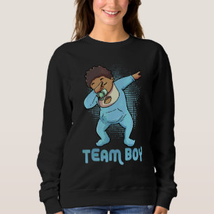Sweatshirt Équipe Garçon Bébé Noir Dab Danse Annonce Naissanc