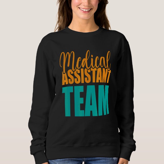 Sweatshirt Équipe infirmière clinique Escadron Adjoint Médica (Devant)