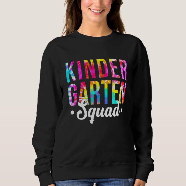 Sweatshirt Équipe Jardin d'enfants Équipe Tie Dye Jardin d'en (Devant)