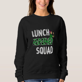 Sweatshirt Équipe Léopard De Femmes Déjeuner Heroines Bureau