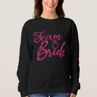 Sweatshirt Équipe Mariée Enterrement de Vie de Jeune Fille Ro