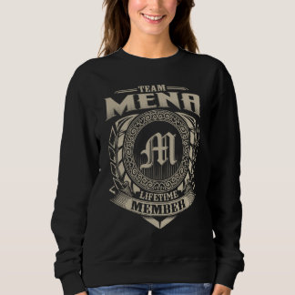 Sweatshirt Équipe MENA Membre à vie Nom de famille MENA Famil