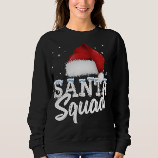 Sweatshirt Équipe Noël Père Noël Squad Famille Correspondant