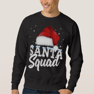 Sweatshirt Équipe Noël Père Noël Squad Famille Correspondant