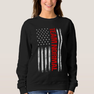 Sweatshirt Équipe Normale Us Drapeau Humour politique Teamnor