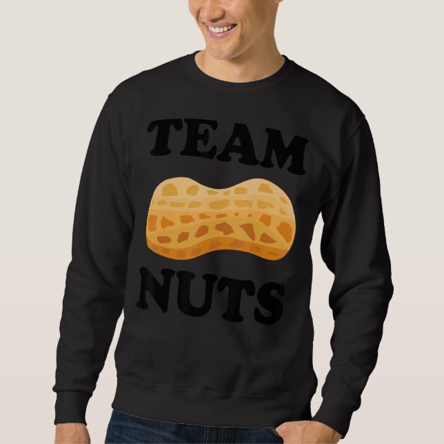 Sweatshirt Équipe Nuts Correspondant Bébé Genre Révéler Noix  (Devant)