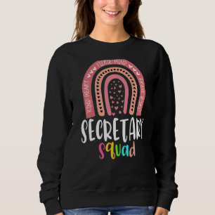 Sweatshirt Équipe Ou Équipe Du Secrétaire Qui Correspond Au R