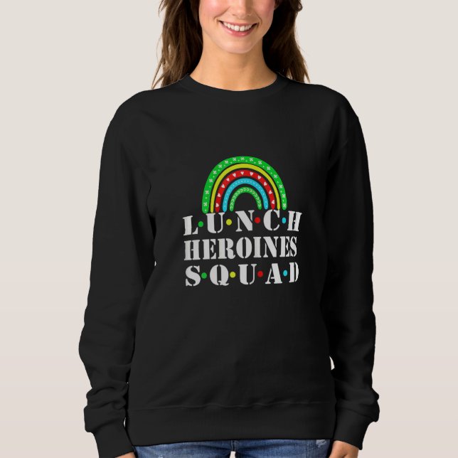 Sweatshirt Équipe Restaurant Femens Déjeuner Heroines Bureau  (Devant)