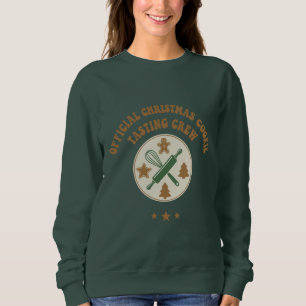 Sweatshirt Équipe Rétro de Dégustation Officielle de Cookies