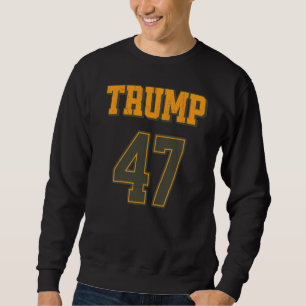 Sweatshirt Équipe Retro Trump 47 Vintage