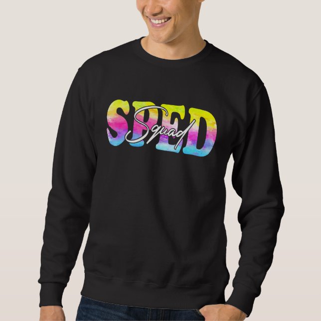 Sweatshirt Équipe Sped Prof Spécial Élève Retour À L'École (Devant)