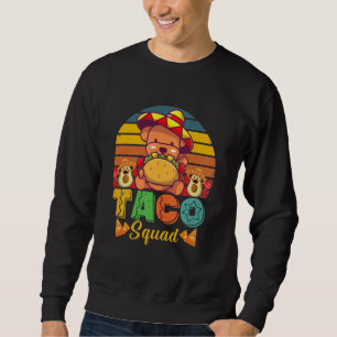 Sweatshirt Équipe Taco Cinco De Mayo Amoureux de la Nourritur