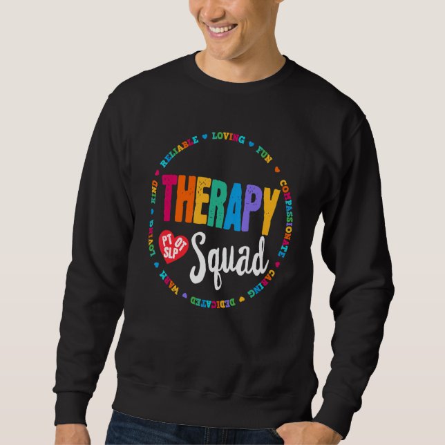 Sweatshirt Équipe Thérapeutique Pt Ot & Slp Professionnel Phy (Devant)