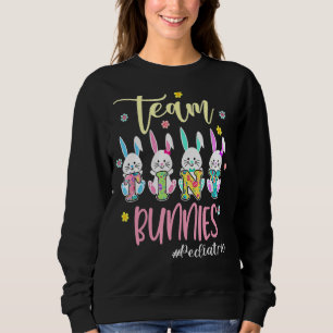 Sweatshirt Équipe Tiny Bunnies Infirmière pédiatrique Stethos