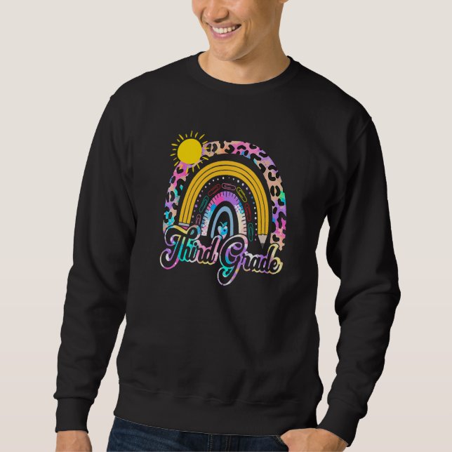 Sweatshirt Équipe Troisième Année Équipe Retour Au Lycée Arc- (Devant)