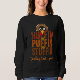 Sweatshirt Équipe Turkey Trot qui se démène pour la farce F