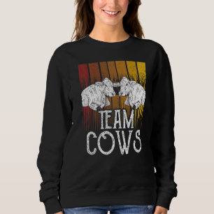 Sweatshirt Équipe Vaches Animaux Vache ferme
