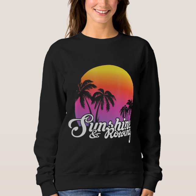 Sweatshirt Équipe Vintage De Chauffage Et D'Aviron Été (Devant)