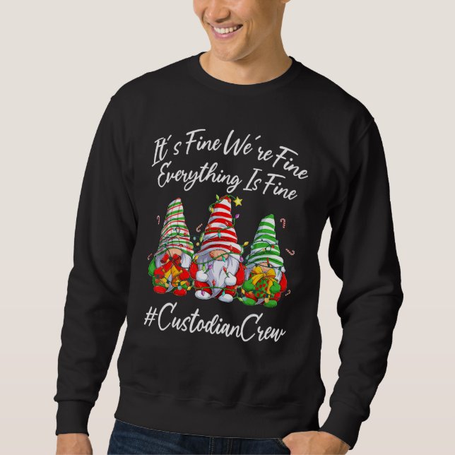Sweatshirt Équipement Gardien Noël Tout Est Bon Noël G (Devant)