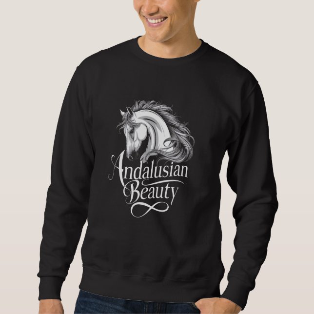 Sweatshirt Équitation andalouse équitation équestre (Devant)
