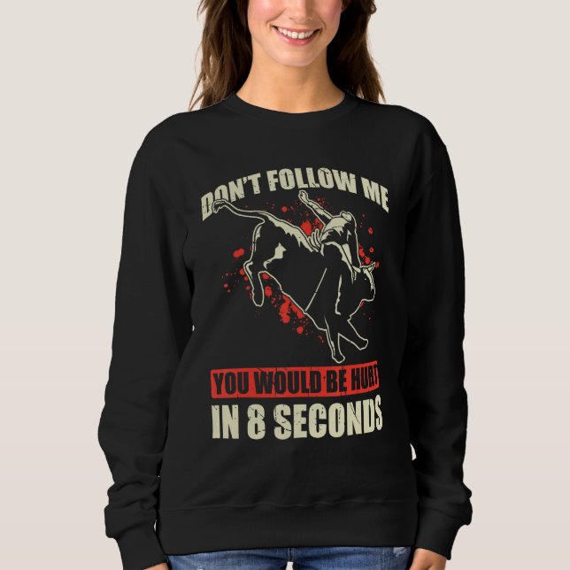 Sweatshirt Équitation de taureau pour futur athlète de rodéo  (Devant)
