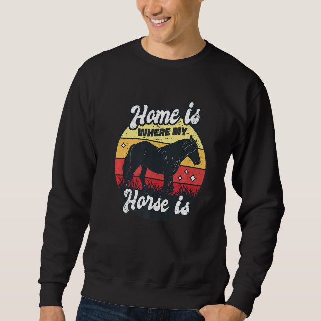Sweatshirt Équitation Est Mon Hone Équitation Cheval (Devant)