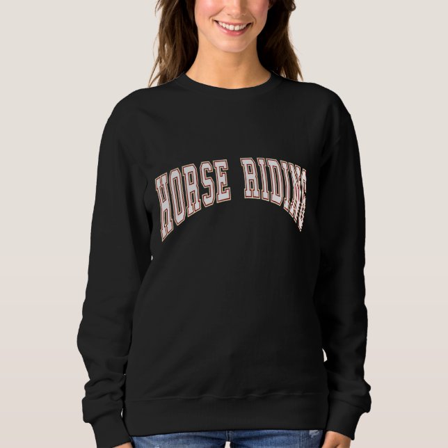 Sweatshirt Équitation Rider (Devant)