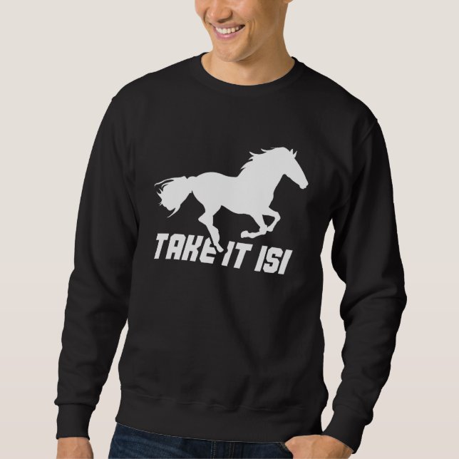 Sweatshirt Équitation Rider Prendre Isi (Devant)