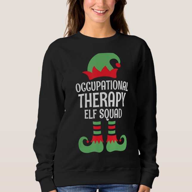 Sweatshirt Ergothérapie Escadron d'elfes Therap professionnel (Devant)