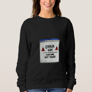 Sweatshirt Erreur Femme 404 Costume Non Trouvé Codage Lazy Ea