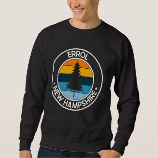 Sweatshirt Errol New Hampshire NH USA City Pride Retro Sunset
