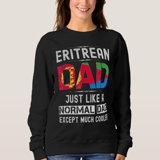 Sweatshirt Erythréenne papa Fête des pères Erythrée Drapeau H (Devant)