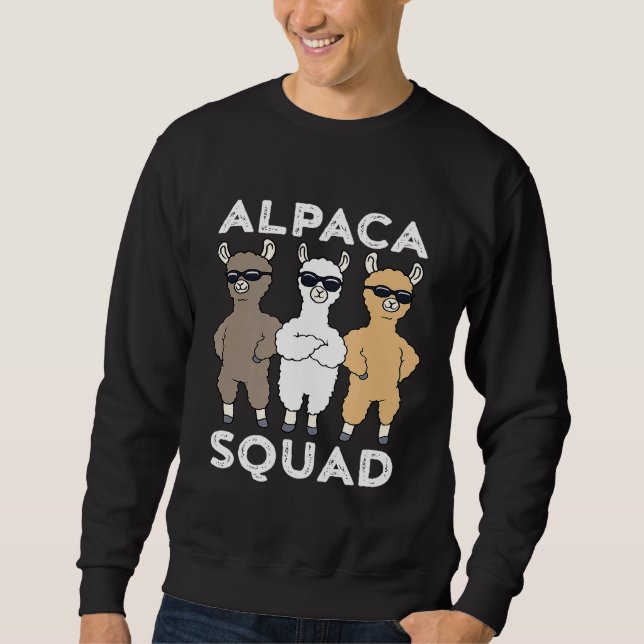 Sweatshirt Escadron Alpaca Alpaca (Devant)