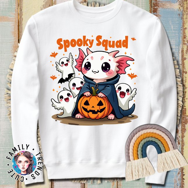 Sweatshirt Escadron Axolotl éffrayant (Créateur téléchargé)