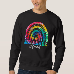 Sweatshirt Escadron de 2e année Rainbow Tie Dye Deuxième ense
