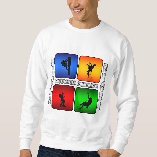 Sweatshirt Escalade de Montagne Spectaculaire (Devant)