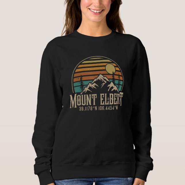 Sweatshirt Escalade du mont Elbert Colorado Mountain Mount El (Devant)