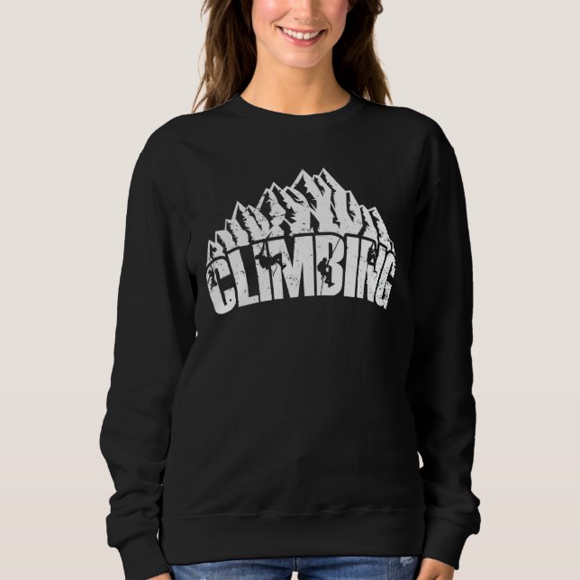 Sweatshirt Escalade Escalade de montagne (Devant)