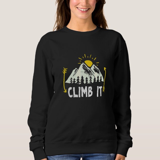 Sweatshirt Escalade It Rock Escalade Bouldering Alpinisme C (Devant)