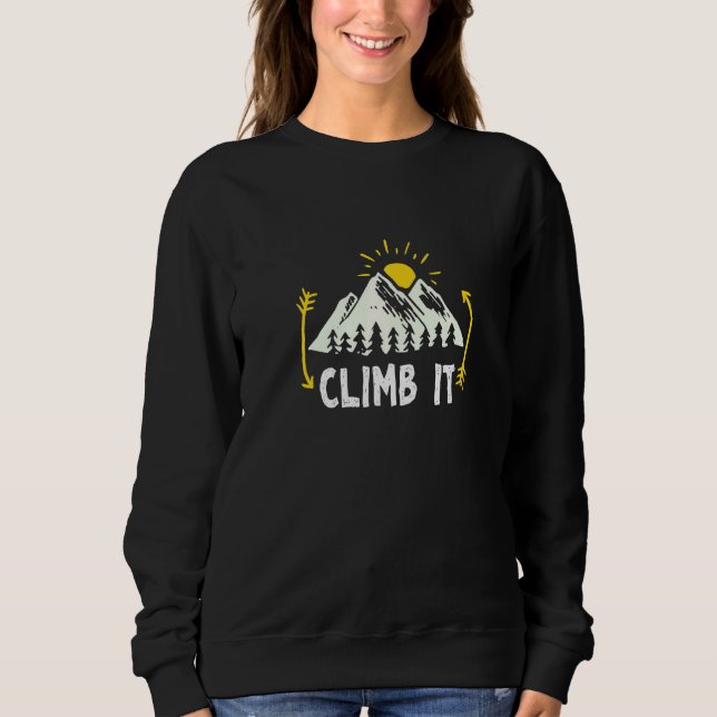 Sweatshirt Escalade It Rock Escalade Bouldering Alpinisme C (Devant)
