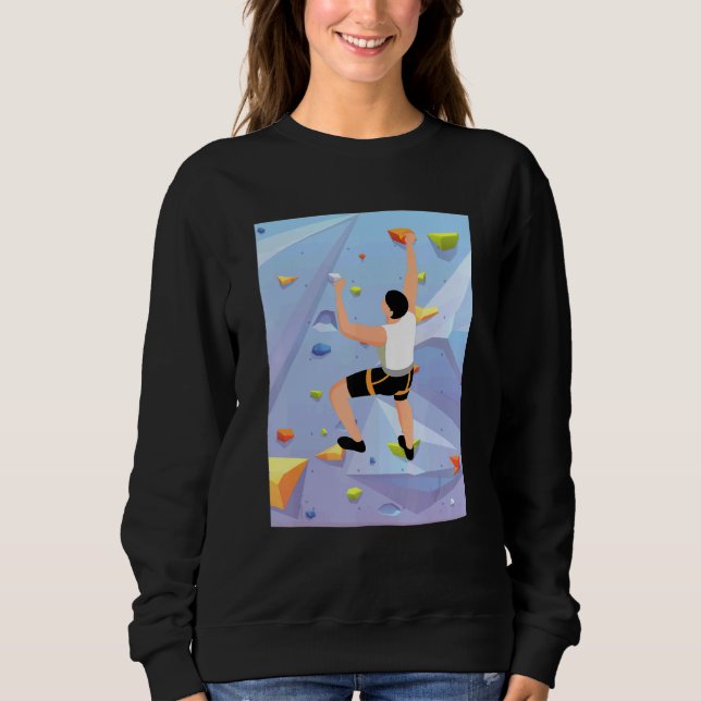 Sweatshirt Escalade murale intérieure Escaladeurs de roche Ac (Devant)