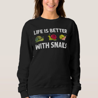 Sweatshirt Escargots Cool Pour Hommes Femmes Snailed It Zèbre