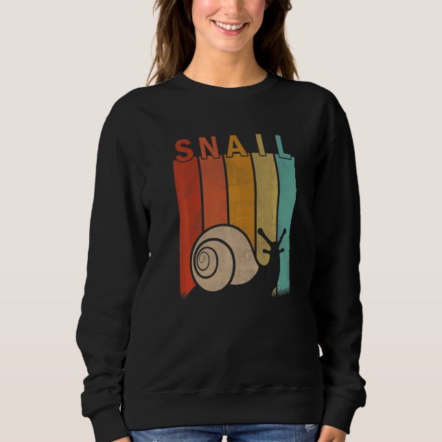 Sweatshirt Escargots déprimés Hommes Femmes Aîné mignon escar (Devant)